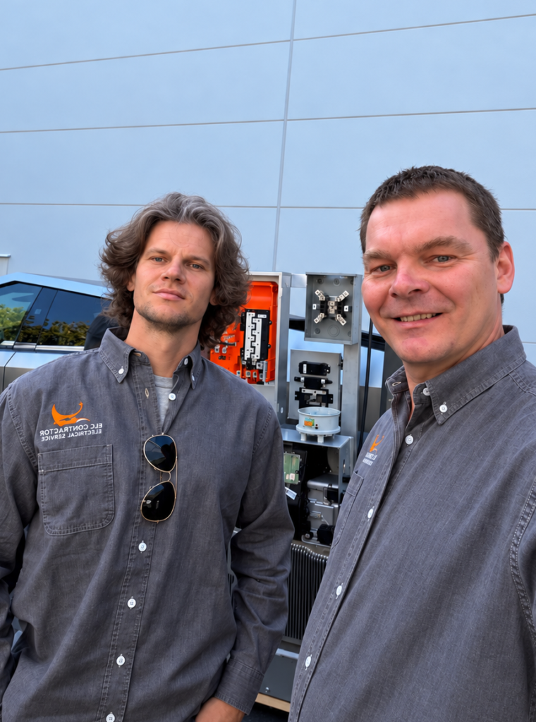 ELC Contractor electricians attending Tesla battery training at Greentech